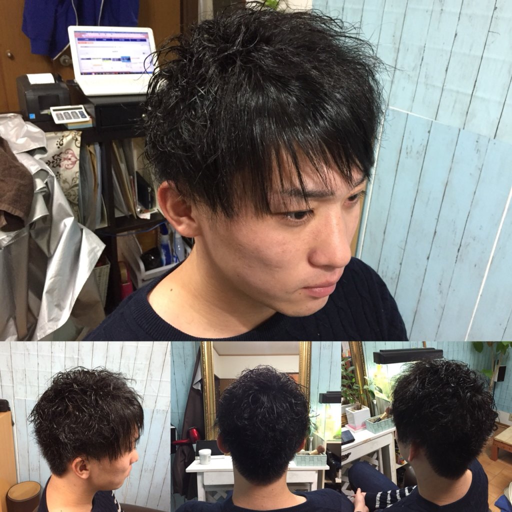 ヘアカタ メンズ ツーブロック